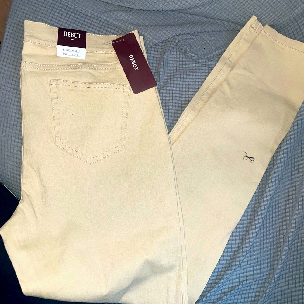 DEBUT SKINNY KHAKIS